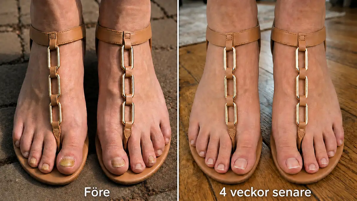Before and after results